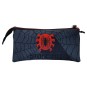 Estuche Spiderman Negro Portatodo Triple HS