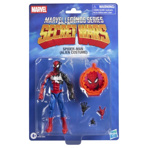 Figura Spider-Man Alien Costume Secret Wars Marvel Legends Series 15 cm