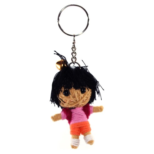 LLavero de Lana Dora la Exploradora
