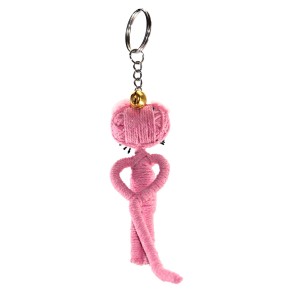 LLavero de Lana Pantera Rosa 2