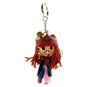 LLavero de Lana Piratas del Caribe - Capitan Jack Sparrow
