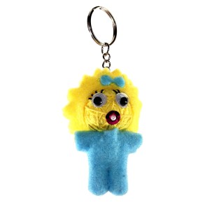LLavero de Lana Los Simpson - Maggie Simpson