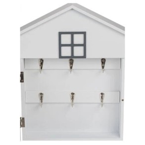 Caja para Llaves de Madera Blanca, Lieblingsheim 2