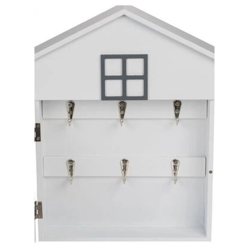 Caja para Llaves de Madera Blanca, Lieblingsheim