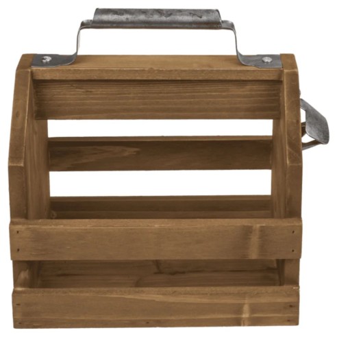 Portabotellas de Madera con Abrebotellas