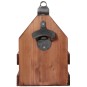Portabotellas de Madera con Abrebotellas