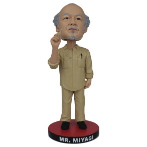 Figura Cabezón Karate Kid Mr. Miyagi 20 cm