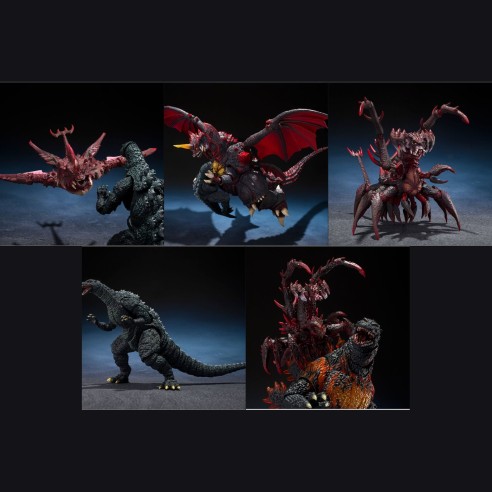 Set Figuras Godzilla vs. Destroyah Godzilla Junior & Destroyah S.H. Monster Arts