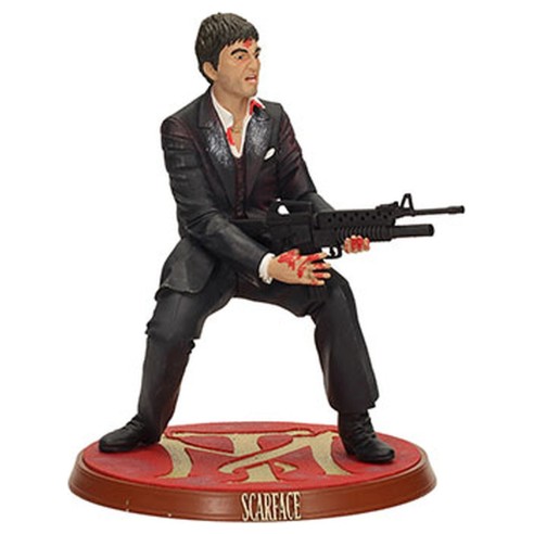 Figura Tony Montana Sangre Disparando Scarface 18 cm
