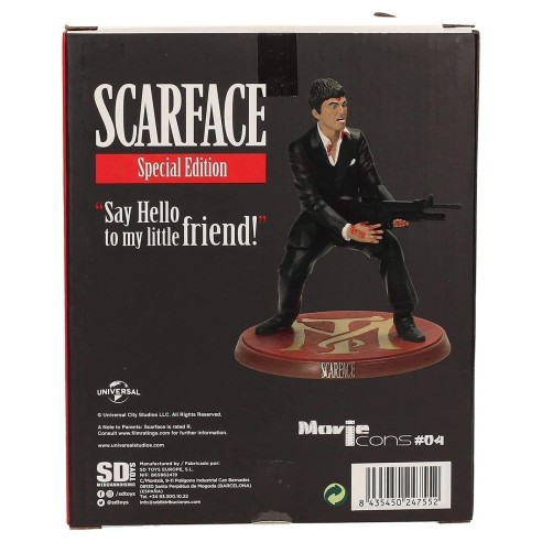 Figura Tony Montana Sangre Disparando Scarface 18 cm