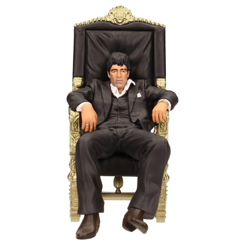Figura Tony Montana Sentado Scarface 18 cm