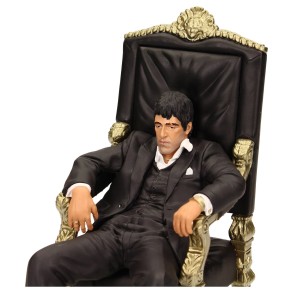 Figura Tony Montana Sentado Scarface 18 cm 2