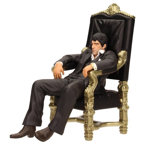 Figura Tony Montana Sentado Scarface 18 cm