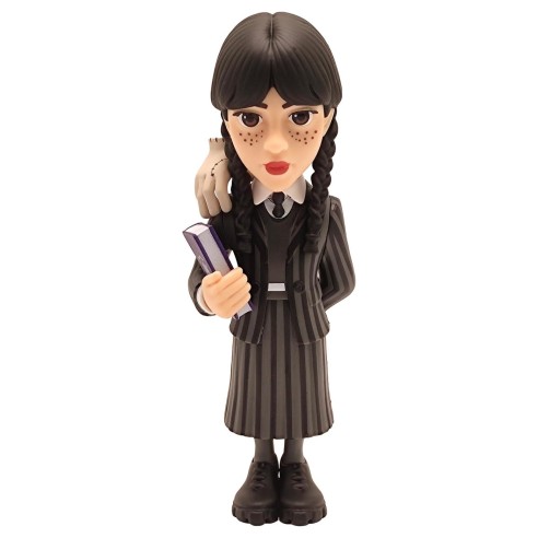Figura Minix Wednesday Addams con Cosa 12 cm