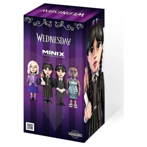 Figura Minix Wednesday Addams con Cosa 12 cm