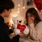 Osito Peluche Corazón Rojo I Love You