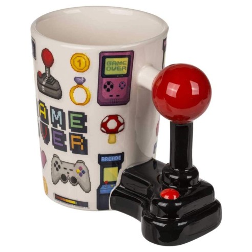 Taza de Cerámica Joystick Game Over