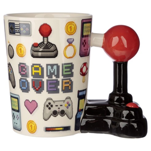 Taza de Cerámica Joystick Game Over