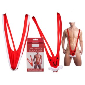 Traje Navidad Mankini Papa Noel 2