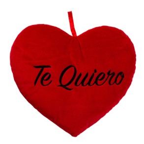 Corazón de Peluche Rojo Te Quiero