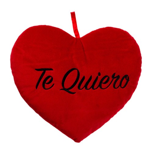 Corazón de Peluche Rojo Te Quiero