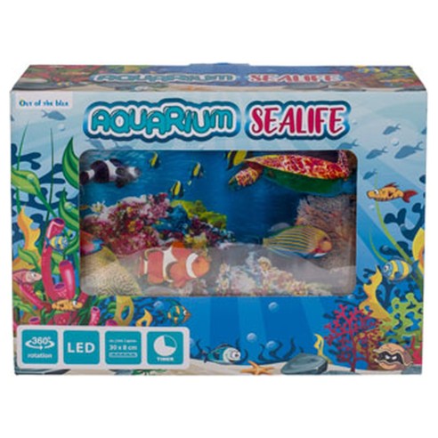Acuario 3D Rotación 360 Seaworld