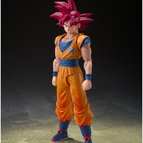 Figura Super Saiyan God Son Goku God Aura Dragon Ball Super 14,5 cm
