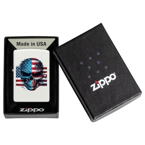 Encendedor Zippo Skull Flag Design