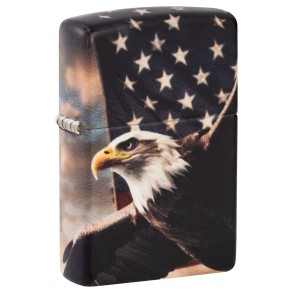Encendedor Zippo Eagle Usa Flag Design 2