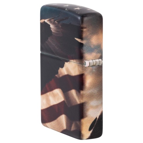Encendedor Zippo Eagle Usa Flag Design
