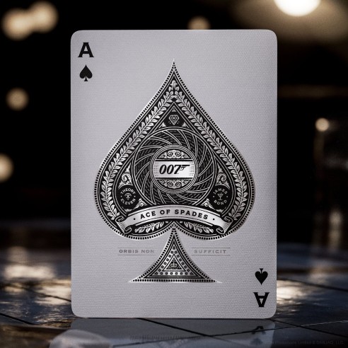 Baraja de Cartas James Bond Silver Edition