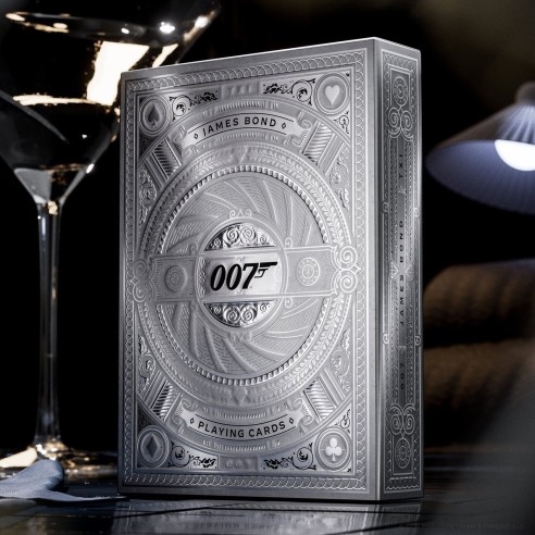 Baraja de Cartas James Bond Silver Edition