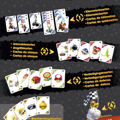 Juego De Cartas Mario Kart World - 1000 Km 