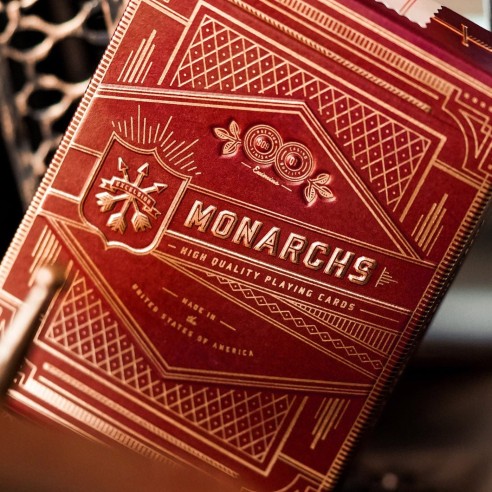 Baraja de Cartas Monarchs Red