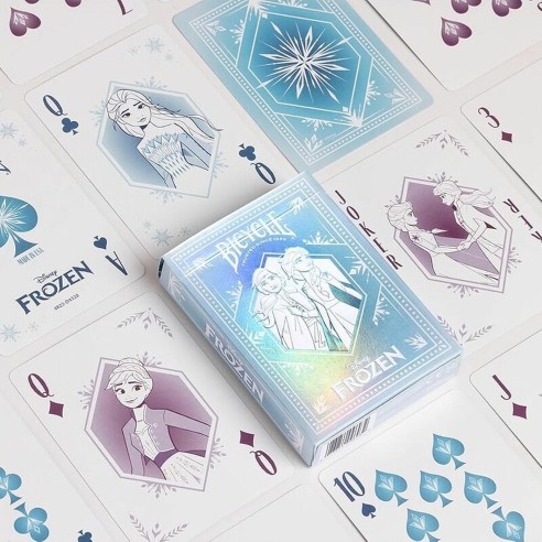 Baraja de Poker Bicycle Frozen Blue & Purple Ultimate