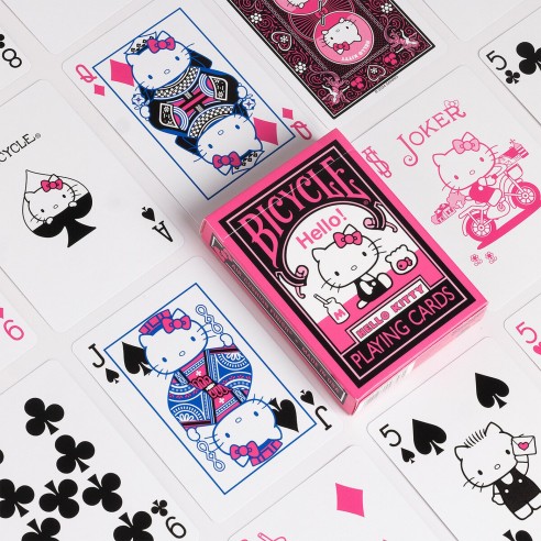 Baraja de Poker Bicycle Hello Kitty Black & Ping Ultimate
