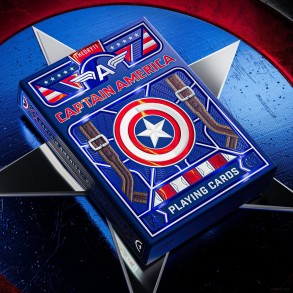 Baraja de Cartas Capitán América Patriotic Design