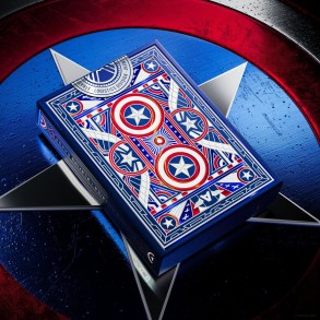 Baraja de Cartas Capitán América Patriotic Design 2