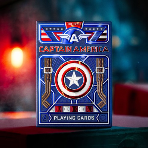 Baraja de Cartas Capitán América Patriotic Design
