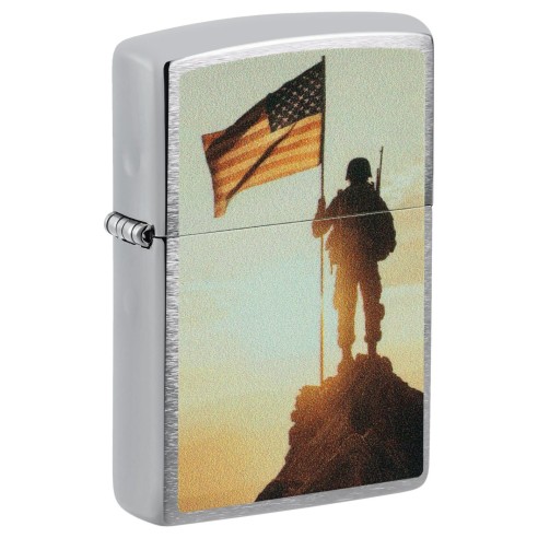 Encendedor Zippo Soldier Silhouette Design