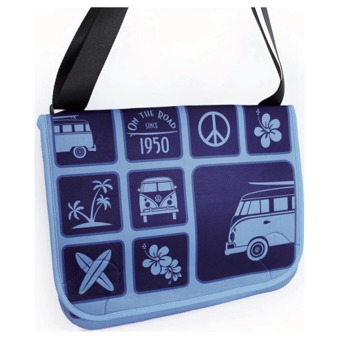 Bolsa Volkswagen Bus Neopreno Azul Grande Bune02