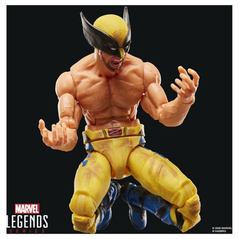 Figura Wolverine (Shirtless) - Deadpool & Wolverine Marvel Legends Series 15 cm