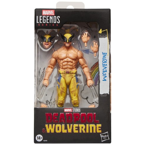 Figura Wolverine (Shirtless) - Deadpool & Wolverine Marvel Legends Series 15 cm