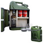 Bidón Bar de Whisky Jerrycan 10 Litros Verde con 2 Vasos Whisky