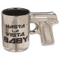 Taza Pistola Hasta la Vista Baby