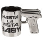 Taza Pistola Hasta la Vista Baby