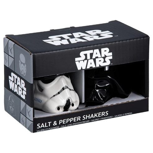 Salero y Pimentero Star Wars Darth Vader y Stormtrooper