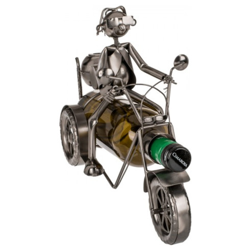 Botellero Metálico Motociclista