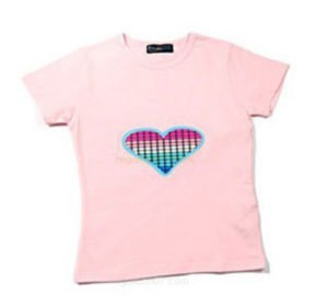 camiseta led discoteca