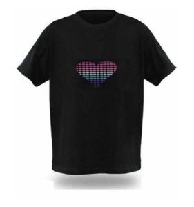 camiseta sonido corazon